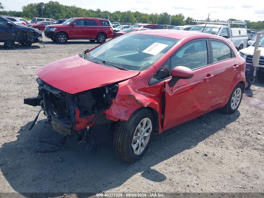 2014 Kia Rio Lx VIN: KNADM5A36E6369751 Lot: 40277329