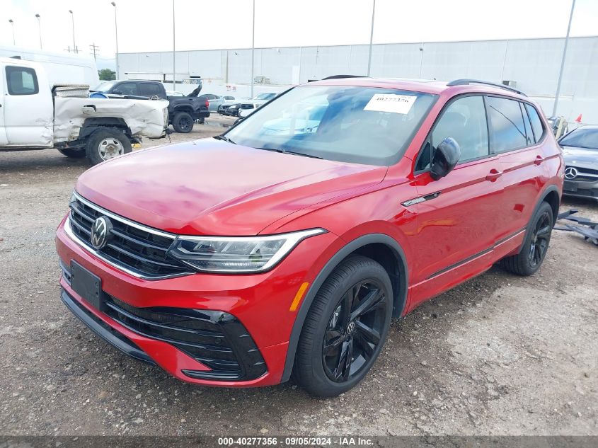 2024 Volkswagen Tiguan 2.0T Se R-Line Black VIN: 3VVCB7AX8RM013439 Lot: 40277356