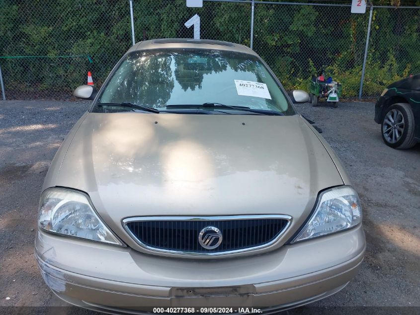 2000 Mercury Sable Ls Premium VIN: 1MEFM55S9YG604105 Lot: 40277368