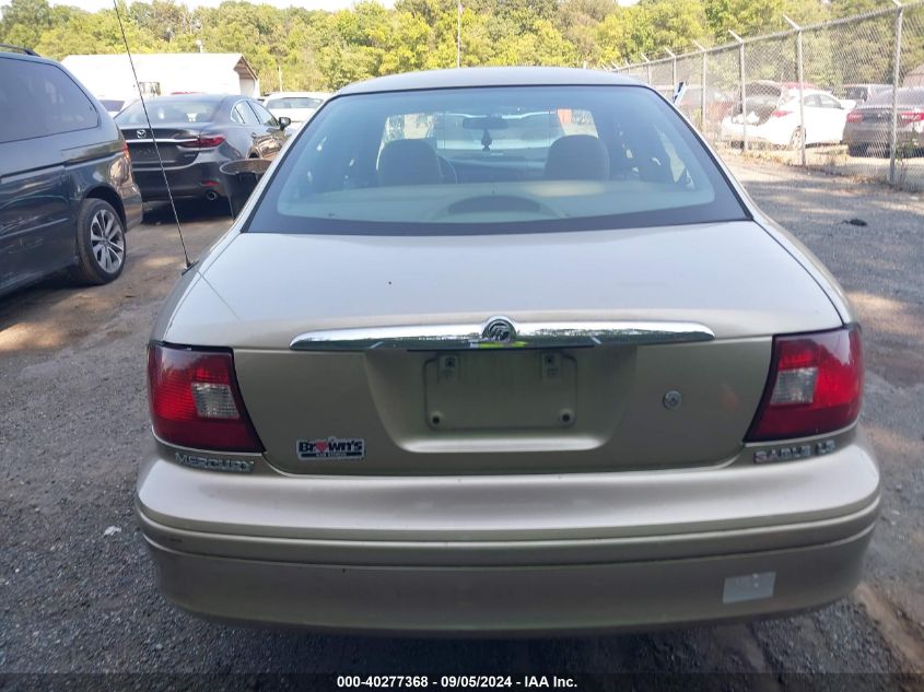 2000 Mercury Sable Ls Premium VIN: 1MEFM55S9YG604105 Lot: 40277368