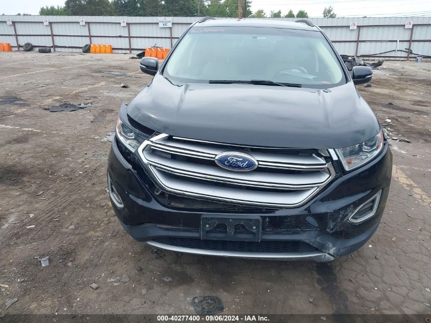 2018 Ford Edge Sel VIN: 2FMPK3J91JBC04602 Lot: 40277400