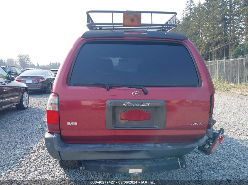 1996 Toyota 4Runner Sr5 VIN: JT3HN86R8T0003763 Lot: 40277427