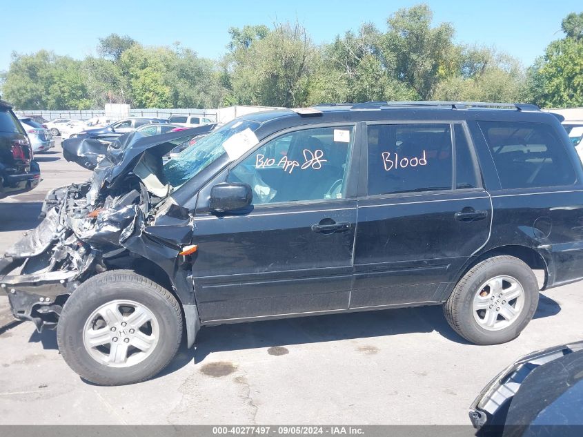 2008 Honda Pilot Vp VIN: 5FNYF18248B001310 Lot: 40277497