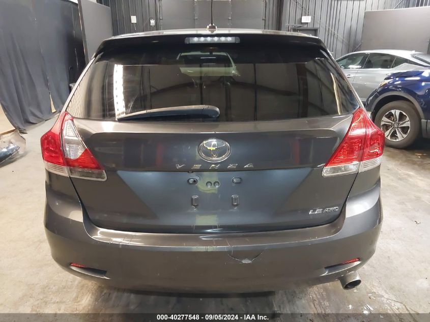 2012 Toyota Venza Le VIN: 4T3BA3BB9CU030507 Lot: 40277548