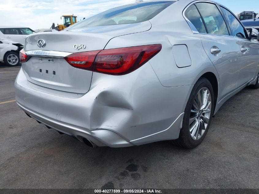 2020 Infiniti Q50 Luxe VIN: JN1EV7AP7LM206881 Lot: 40277599