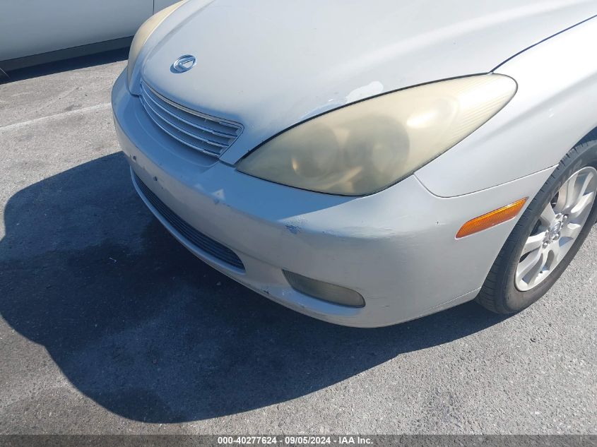 2004 Lexus Es 330 330 VIN: JTHBA30G145003517 Lot: 40277624