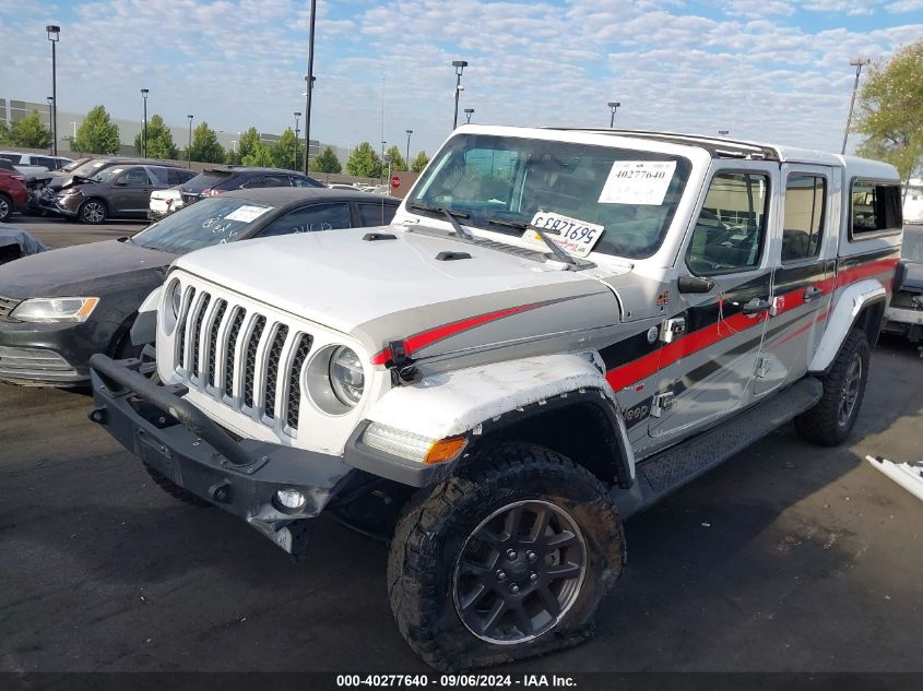 2020 Jeep Gladiator Overland 4X4 VIN: 1C6HJTFG6LL154003 Lot: 40277640