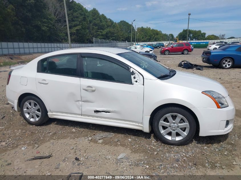 2012 Nissan Sentra 2.0 Sr VIN: 3N1AB6AP0CL730532 Lot: 40277649