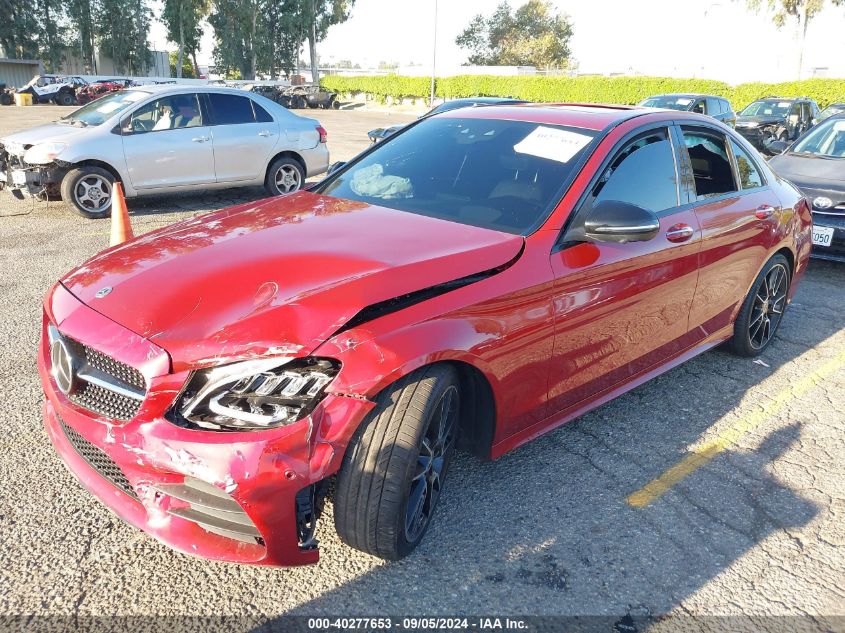 WDDWF8DB7KR432270 2019 MERCEDES-BENZ C CLASS - Image 2