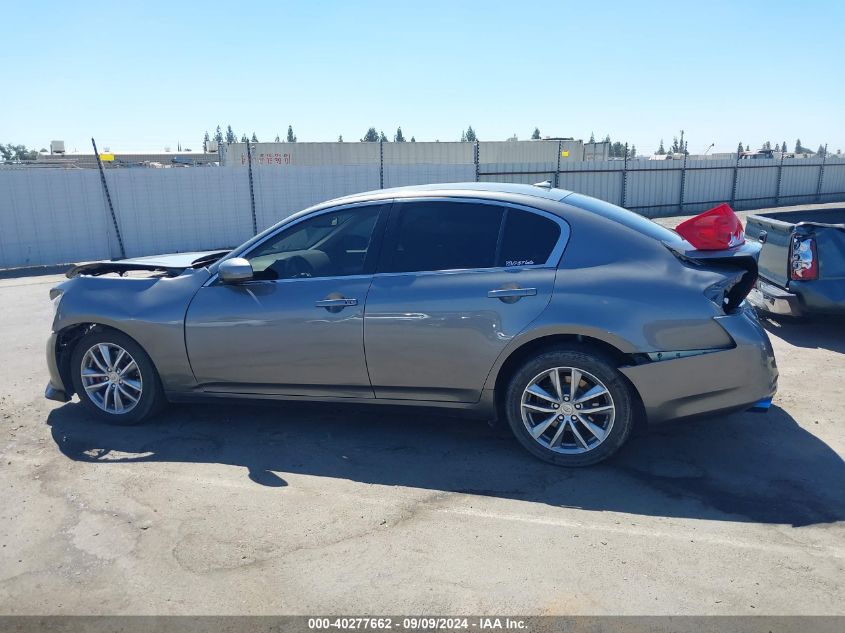 2013 Infiniti G37X VIN: JN1CV6AR5DM770355 Lot: 40277662