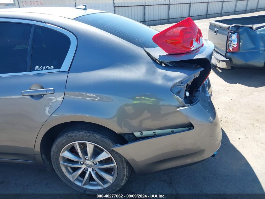 2013 Infiniti G37X VIN: JN1CV6AR5DM770355 Lot: 40277662