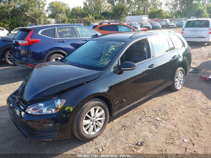 2016 VOLKSWAGEN GOLF SPORTWAGEN TSI S 4-DOOR - 3VWC17AU0GM513595