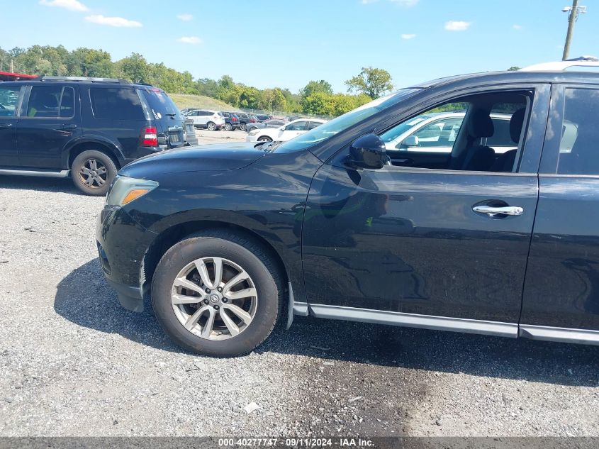 2014 Nissan Pathfinder S/Sv/Sl/Platinum VIN: 5N1AR2MM1EC721108 Lot: 40277747