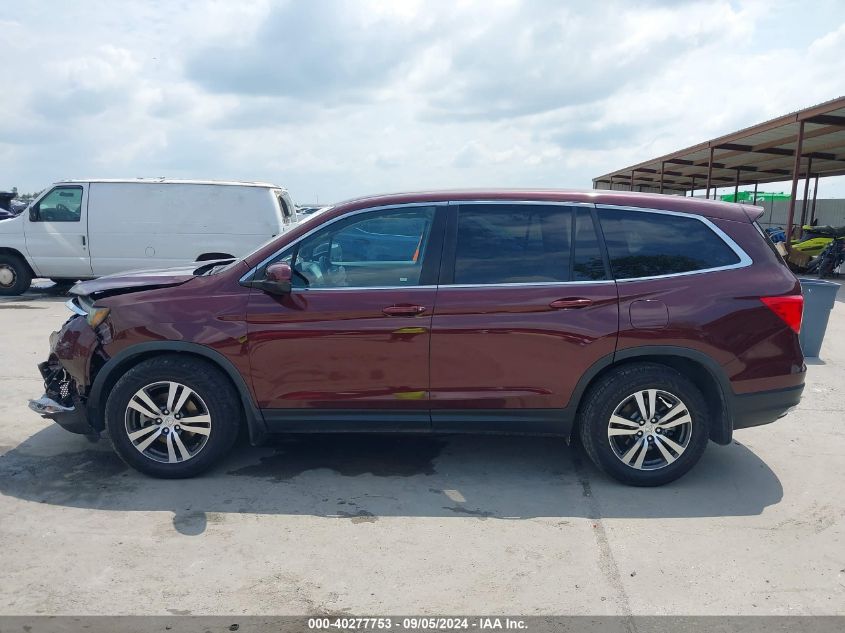 2018 Honda Pilot Ex VIN: 5FNYF5H30JB012195 Lot: 40277753