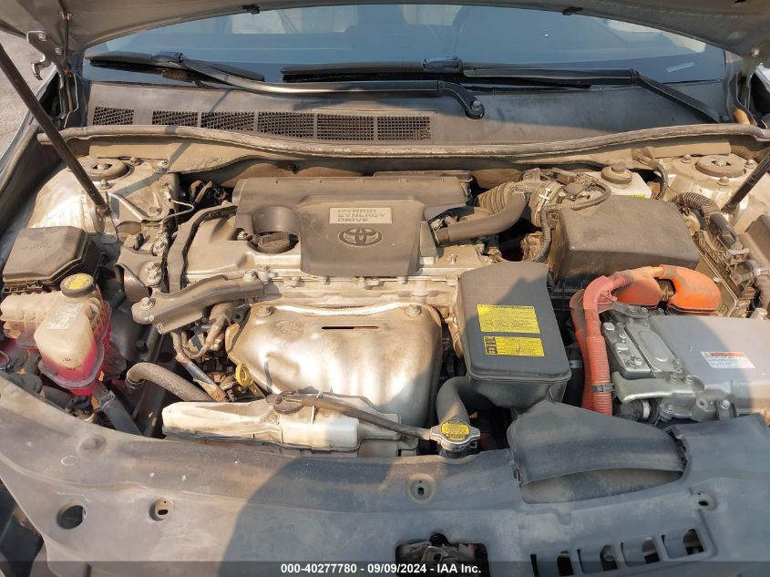 2015 TOYOTA CAMRY HYBRID XLE - 4T1BD1FK3FU145932