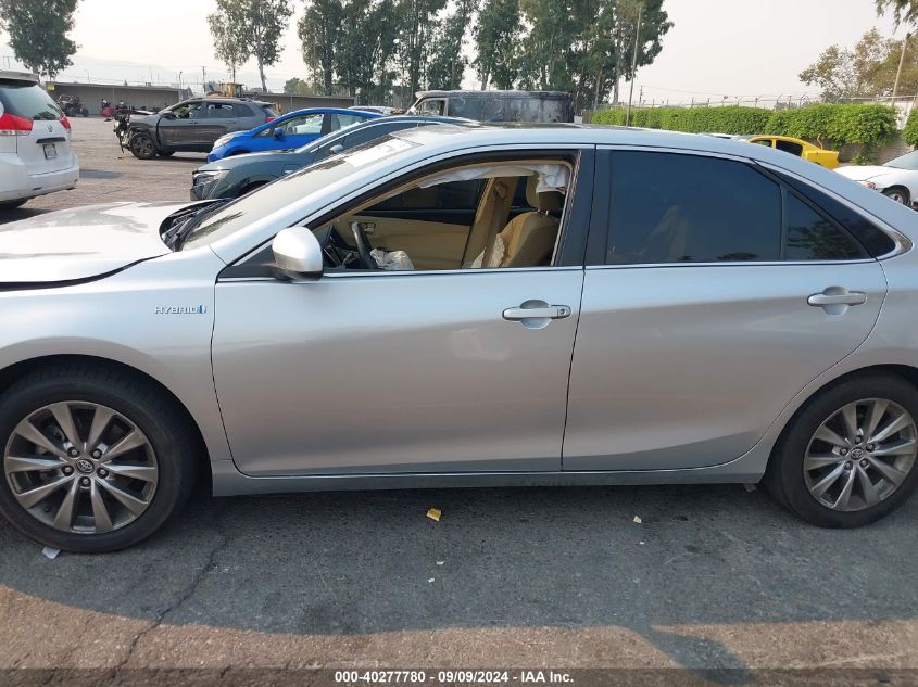 2015 TOYOTA CAMRY HYBRID XLE - 4T1BD1FK3FU145932