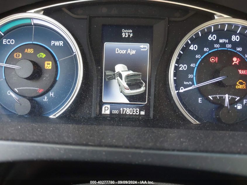 2015 TOYOTA CAMRY HYBRID XLE - 4T1BD1FK3FU145932