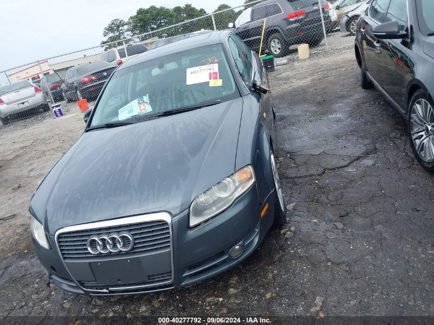 2006 Audi A4 2.0T VIN: WAUAF98E36A112816 Lot: 40277792