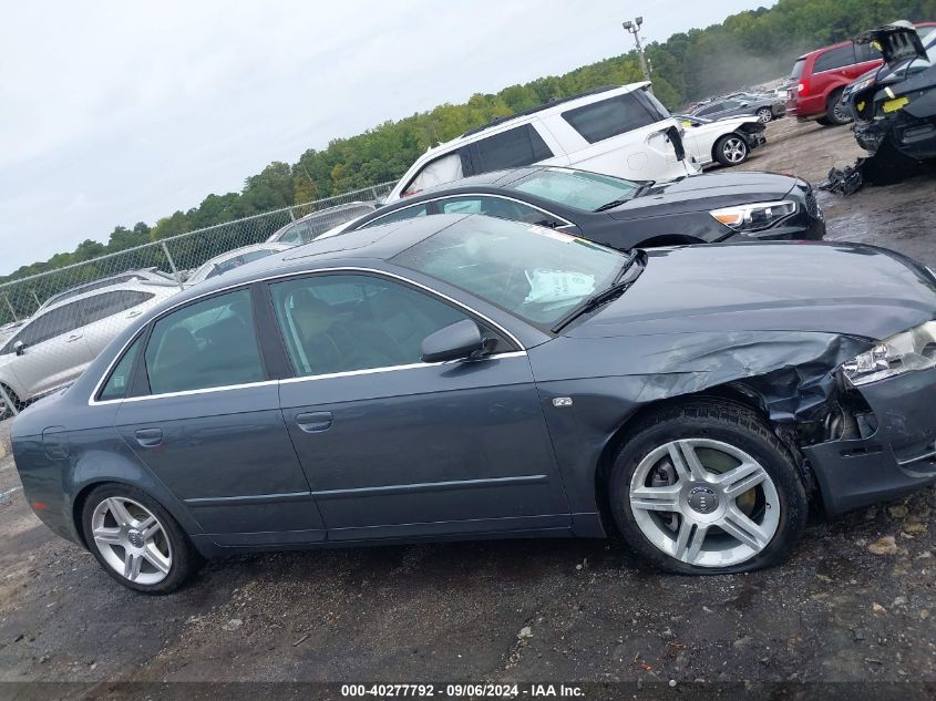 2006 Audi A4 2.0T VIN: WAUAF98E36A112816 Lot: 40277792