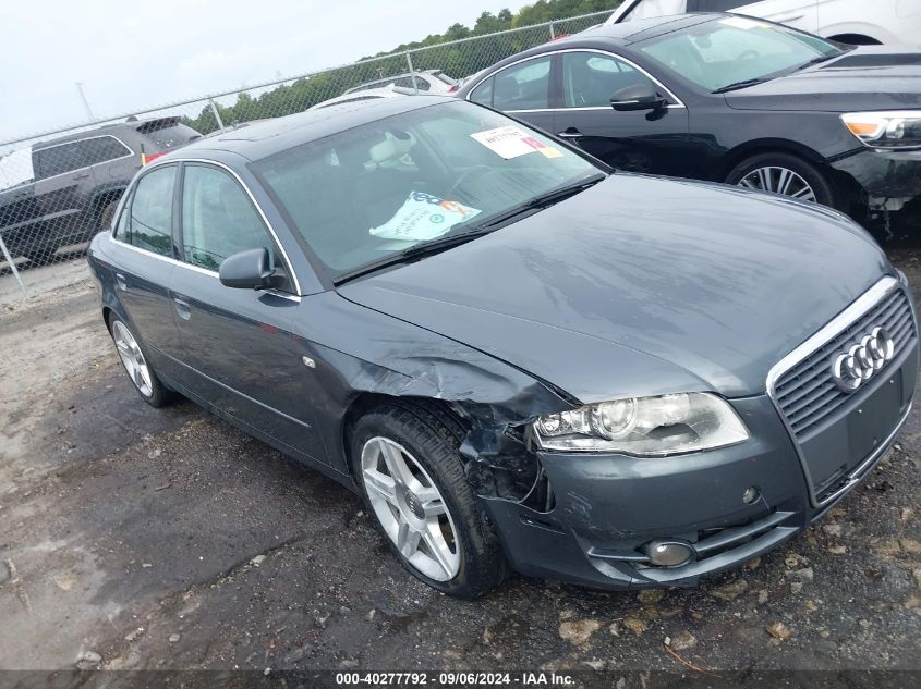 2006 Audi A4 2.0T VIN: WAUAF98E36A112816 Lot: 40277792