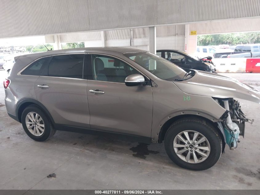 2019 Kia Sorento 3.3L Lx VIN: 5XYPG4A52KG510987 Lot: 40277811