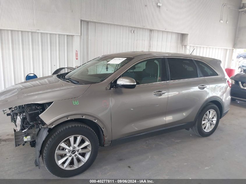 2019 Kia Sorento 3.3L Lx VIN: 5XYPG4A52KG510987 Lot: 40277811