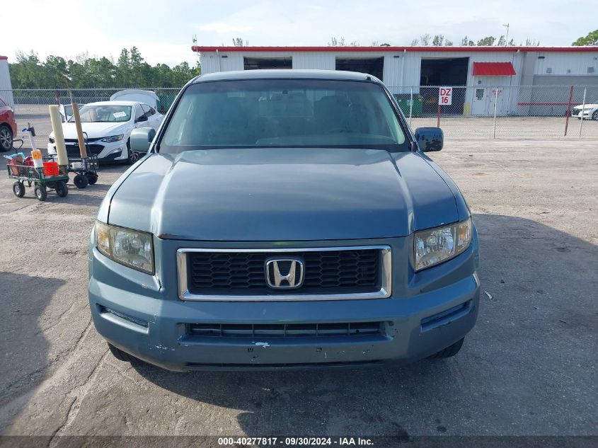 2007 Honda Ridgeline Rtx VIN: 2HJYK16397H547970 Lot: 40277817