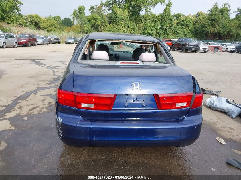 2005 Honda Accord 2.4 Lx VIN: 1HGCM56465A154336 Lot: 40277828