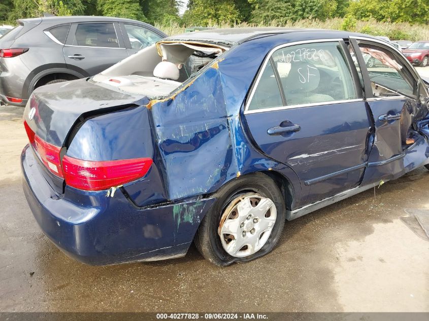 2005 Honda Accord 2.4 Lx VIN: 1HGCM56465A154336 Lot: 40277828