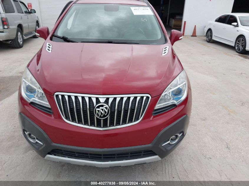 2015 Buick Encore Leather VIN: KL4CJCSB6FB104932 Lot: 40277838