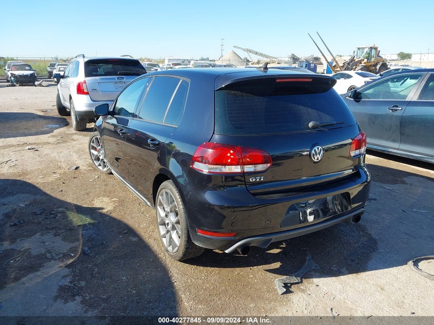 2013 VOLKSWAGEN GTI DRIVERS EDITION - WVWHV7AJ0DW134952