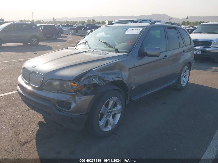 2005 BMW X5 4.4I VIN: 5UXFB53545LV18528 Lot: 40277889