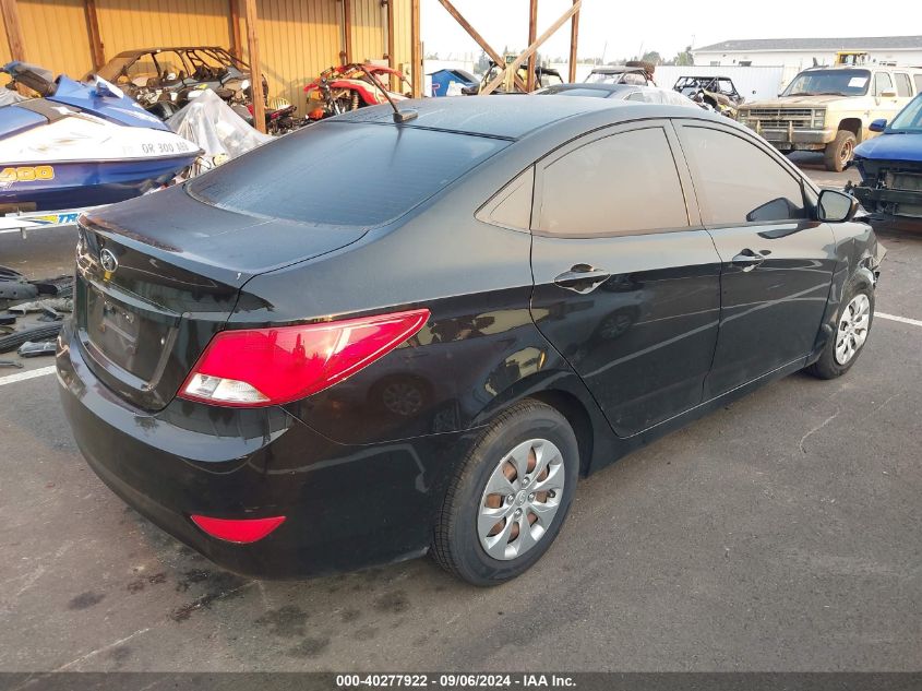 VIN KMHCT4AE6FU912442 2015 Hyundai Accent, Gls no.4