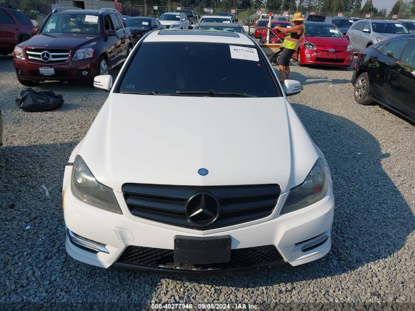 2013 Mercedes-Benz C 250 Luxury/Sport VIN: WDDGF4HB4DA767379 Lot: 40277946