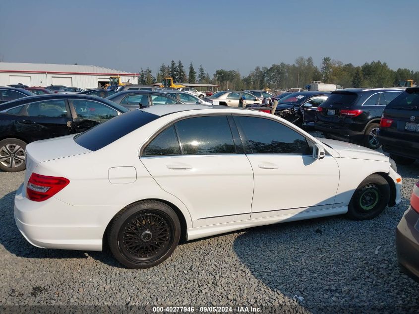 2013 Mercedes-Benz C 250 Luxury/Sport VIN: WDDGF4HB4DA767379 Lot: 40277946