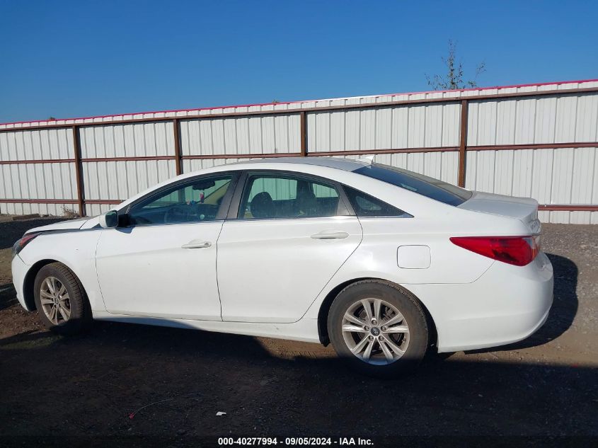 2013 Hyundai Sonata Gls VIN: 5NPEB4AC5DH742872 Lot: 40277994