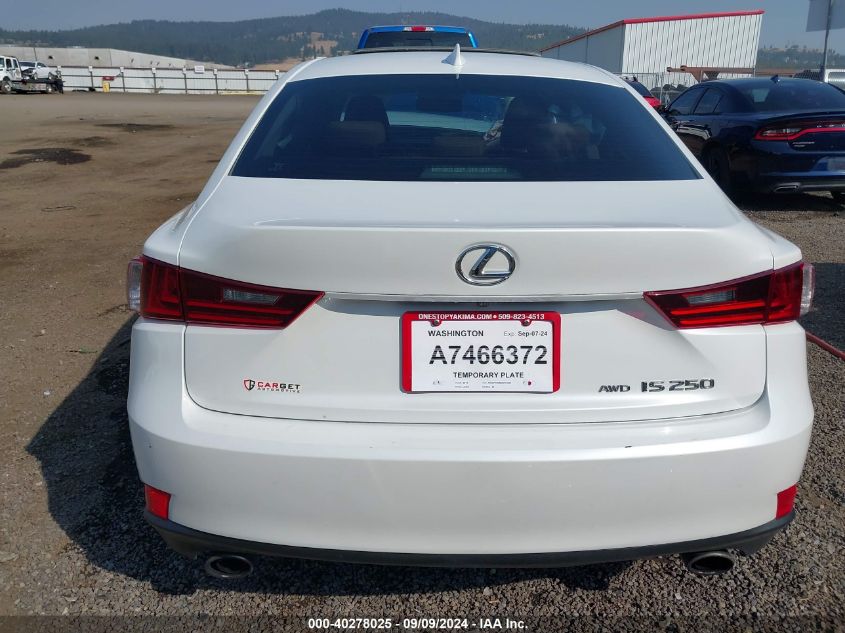 2014 Lexus Is 250 VIN: JTHCF1D28E5011205 Lot: 40278025