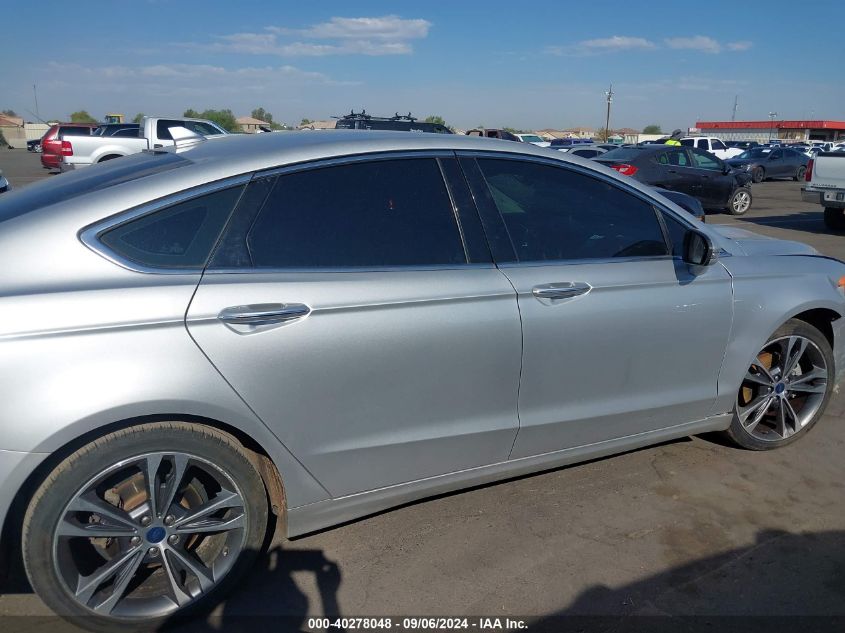 2019 Ford Fusion Titanium VIN: 3FA6P0K96KR265337 Lot: 40278048