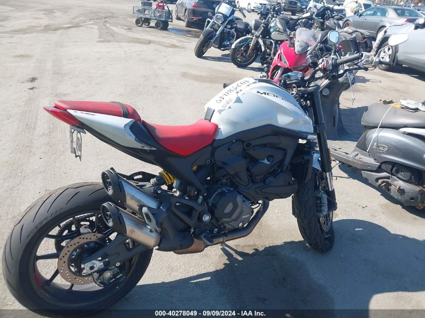 2024 Ducati Monster VIN: ZDMMAMDT1RB008544 Lot: 40278049