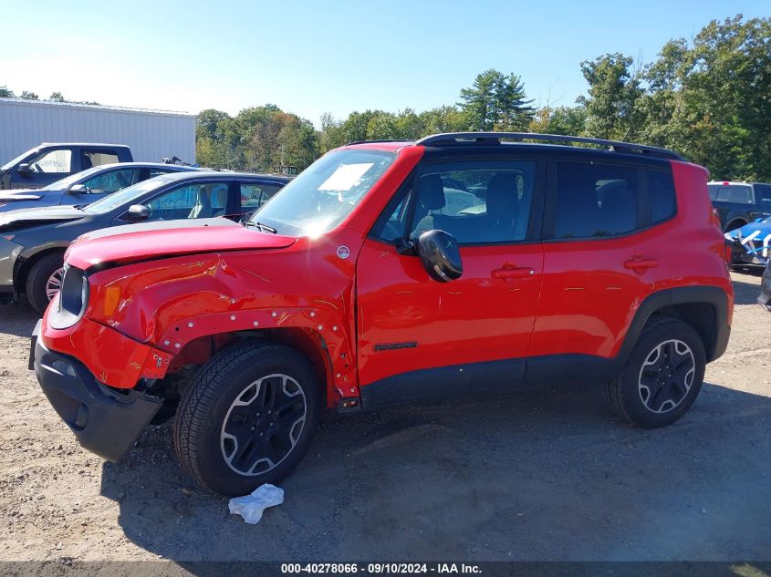 2015 Jeep Renegade Trailhawk VIN: ZACCJBCT0FPB67954 Lot: 40278066