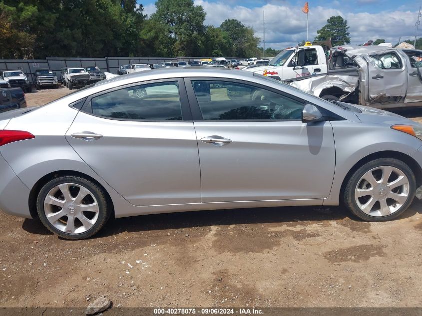 2012 Hyundai Elantra Limited VIN: 5NPDH4AE3CH145133 Lot: 40278075