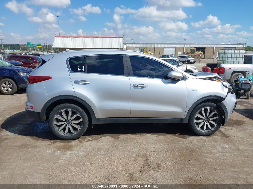 2017 Kia Sportage Ex VIN: KNDPNCAC0H7088738 Lot: 40278091