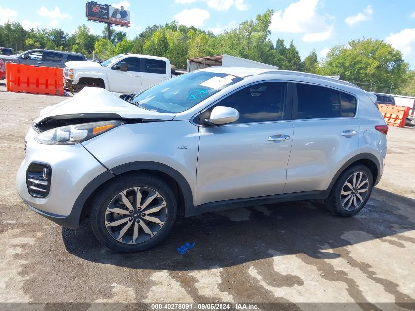 2017 Kia Sportage Ex VIN: KNDPNCAC0H7088738 Lot: 40278091