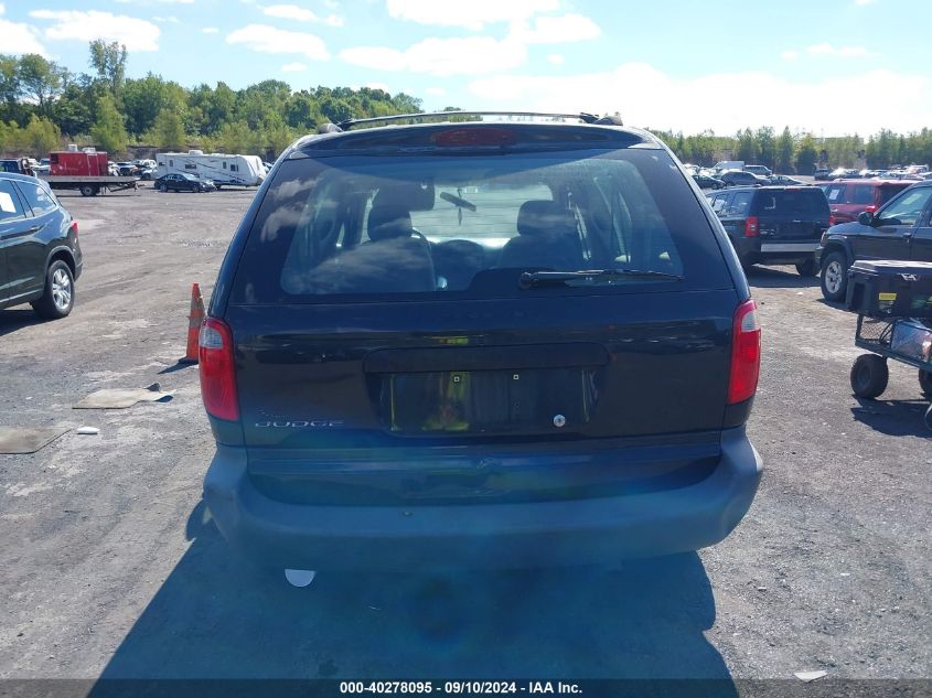 2006 Dodge Caravan Se VIN: 1D4GP25B56B629723 Lot: 40278095