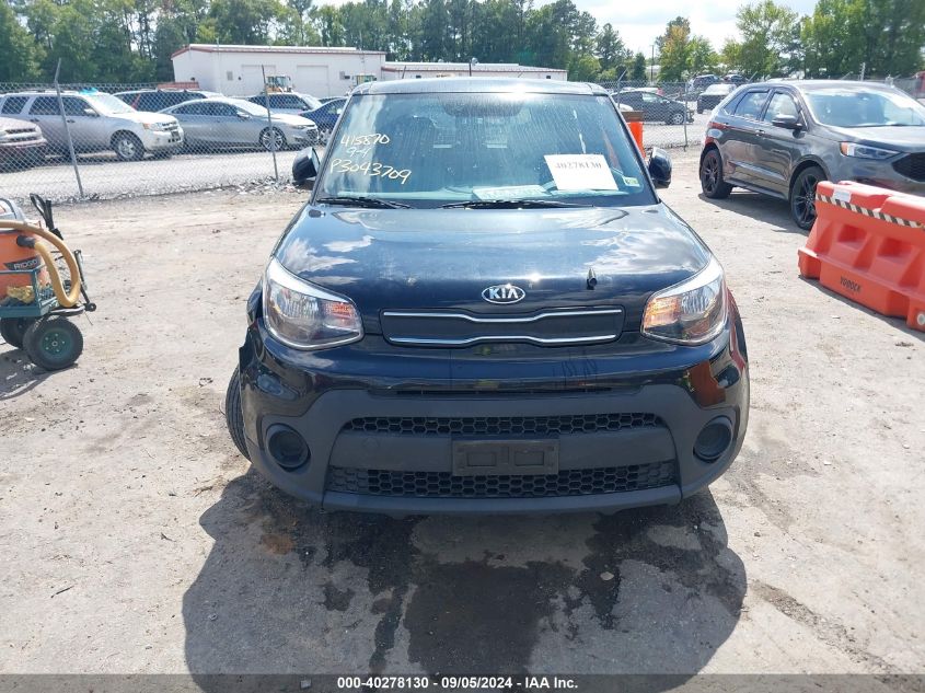 2018 Kia Soul VIN: KNDJN2A29J7593285 Lot: 40278130