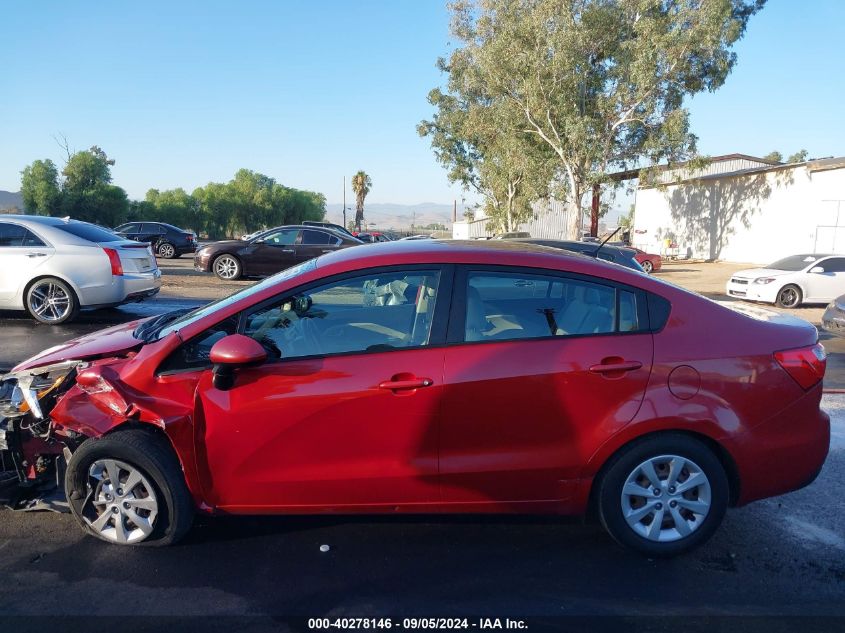 2015 Kia Rio Lx VIN: KNADM4A31F6503545 Lot: 40278146