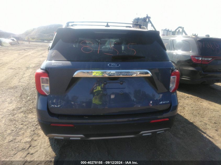 2021 Ford Explorer Xlt VIN: 1FMSK8DH4MGA25946 Lot: 40278155