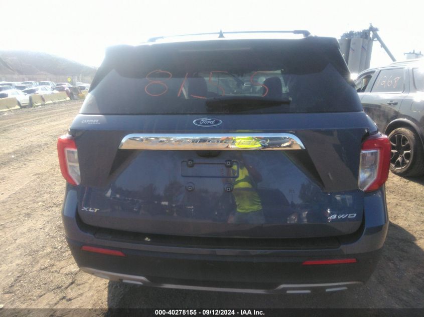 2021 Ford Explorer Xlt VIN: 1FMSK8DH4MGA25946 Lot: 40278155