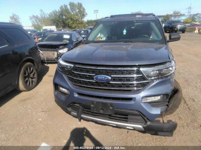 2021 Ford Explorer Xlt VIN: 1FMSK8DH4MGA25946 Lot: 40278155