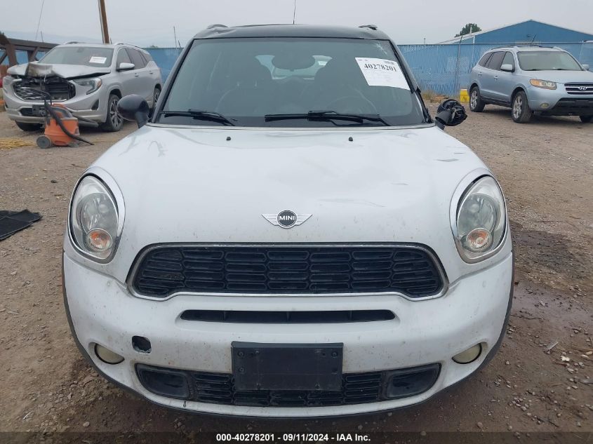 2012 Mini Cooper S Countryman VIN: WMWZC5C58CWL57590 Lot: 40278201